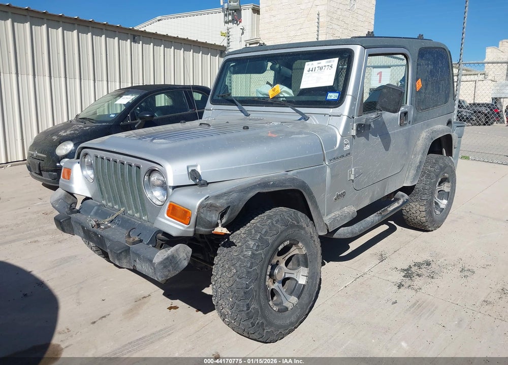 2002 JEEP WRANGLER X VIN: 1J4FA39S92P751308