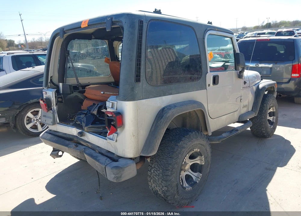 2002 JEEP WRANGLER X VIN: 1J4FA39S92P751308