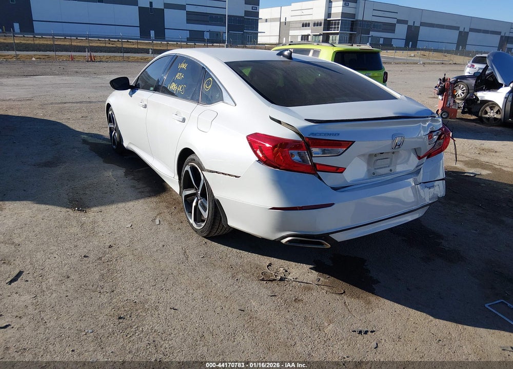 2021 HONDA ACCORD SPORT VIN: 1HGCV1F37MA060087