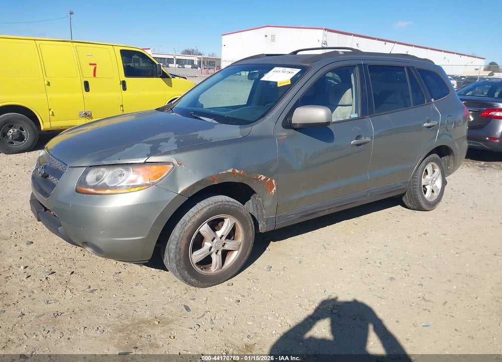 2008 HYUNDAI SANTA FE GLS VIN: 5NMSG13D18H189164