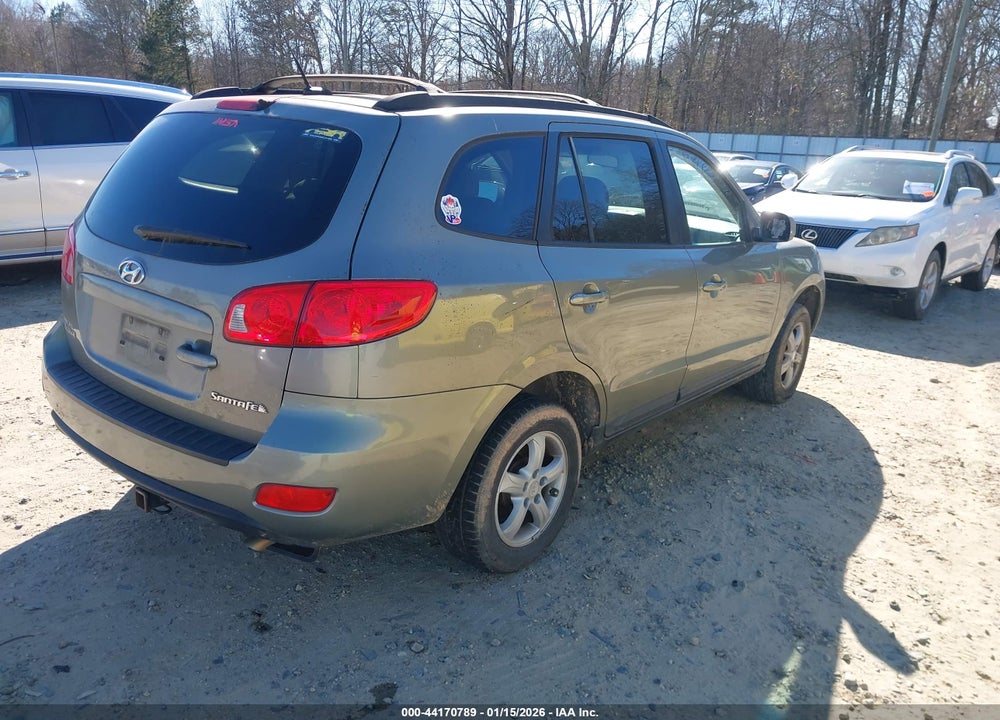 2008 HYUNDAI SANTA FE GLS VIN: 5NMSG13D18H189164