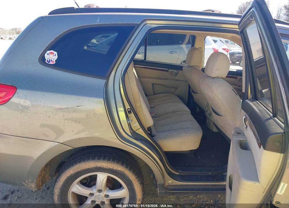 2008 HYUNDAI SANTA FE GLS VIN: 5NMSG13D18H189164