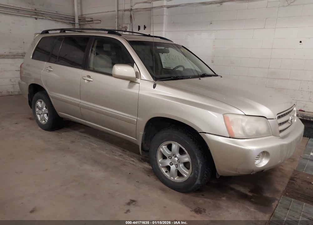 2003 TOYOTA HIGHLANDER VIN: JTEHD21A630020036