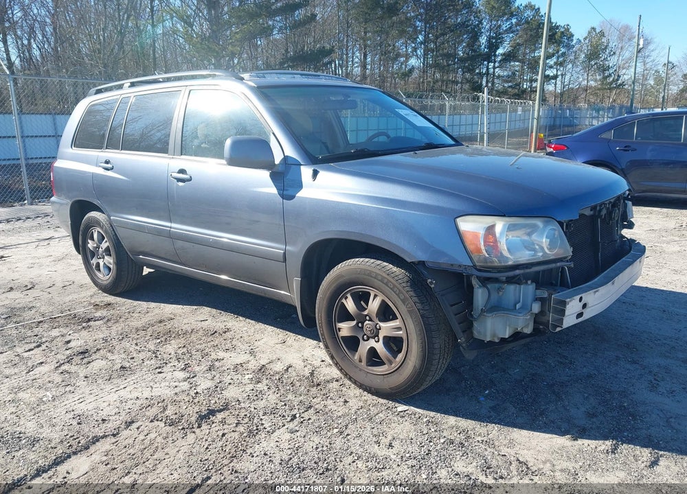 2006 TOYOTA HIGHLANDER VIN: JTEGD21A860136841