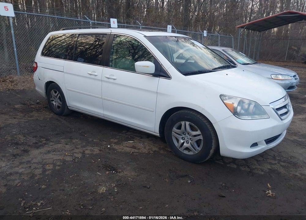 2007 HONDA ODYSSEY EX-L VIN: 5FNRL38687B421162