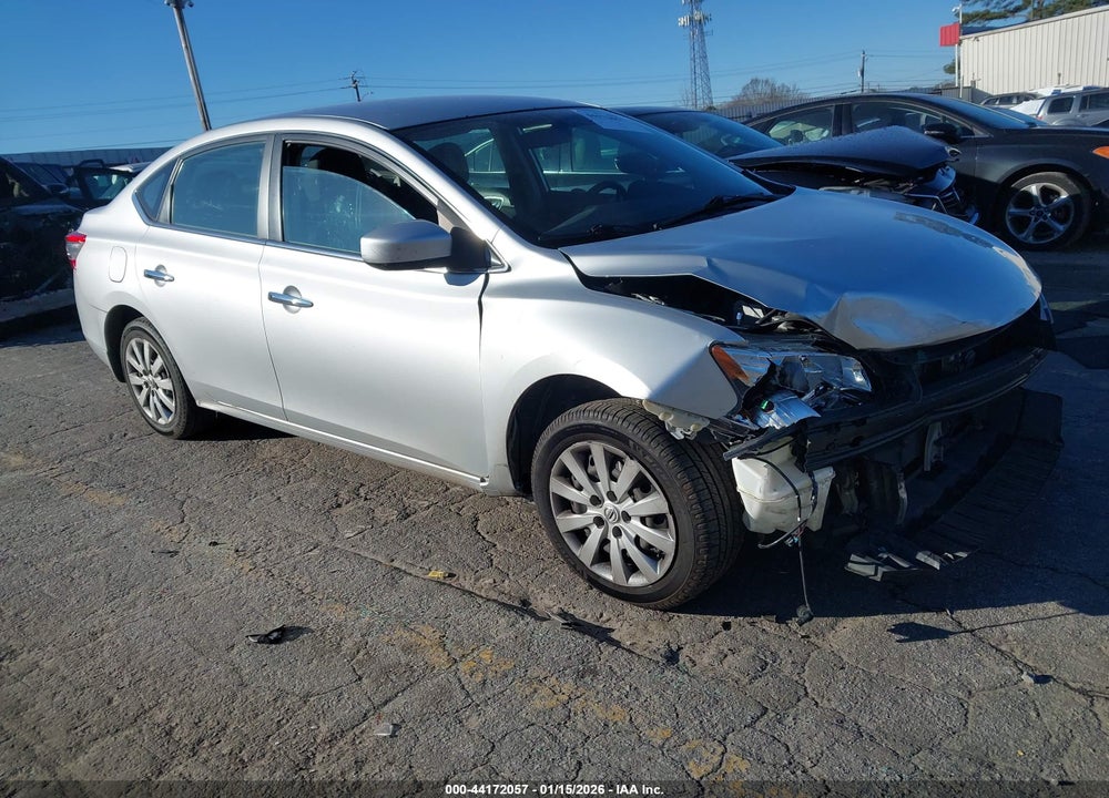 2015 NISSAN SENTRA S VIN: 3N1AB7AP2FY383119