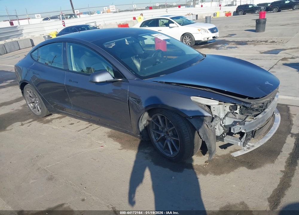 2022 TESLA MODEL 3 LONG RANGE DUAL MOTOR ALL-WHEEL DRIVE VIN: 5YJ3E1EBXNF264477