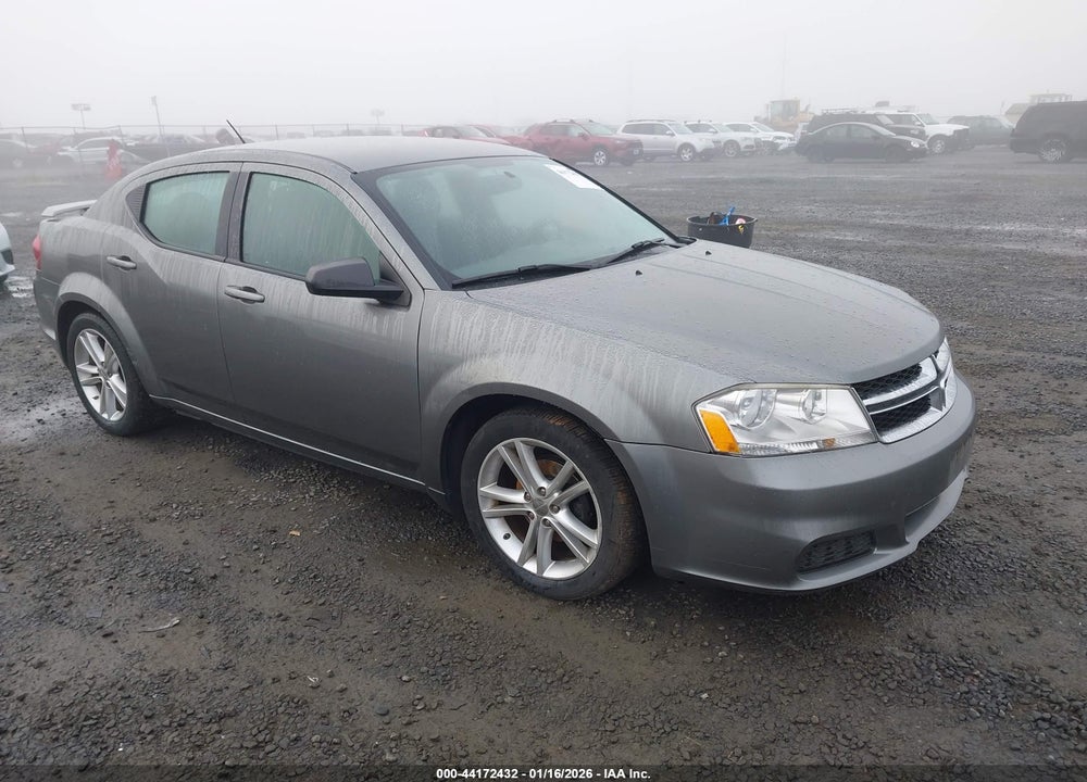 2012 DODGE AVENGER SE VIN: 1C3CDZAG1CN315628