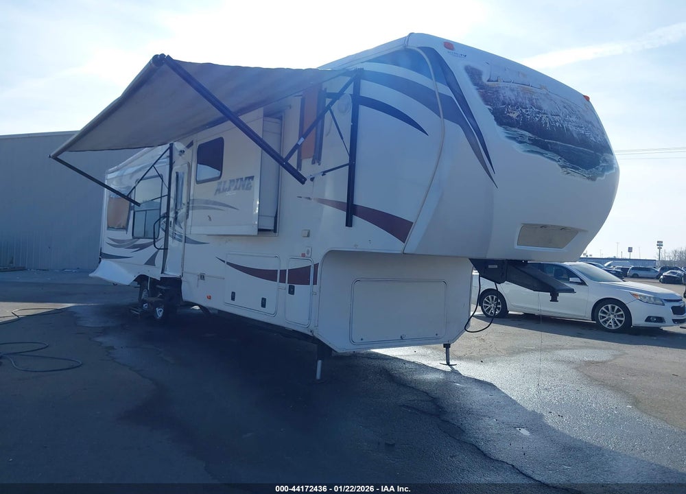 2013 KEYSTONE ALPINE 3720FB VIN: 4YDF3722XDE780474