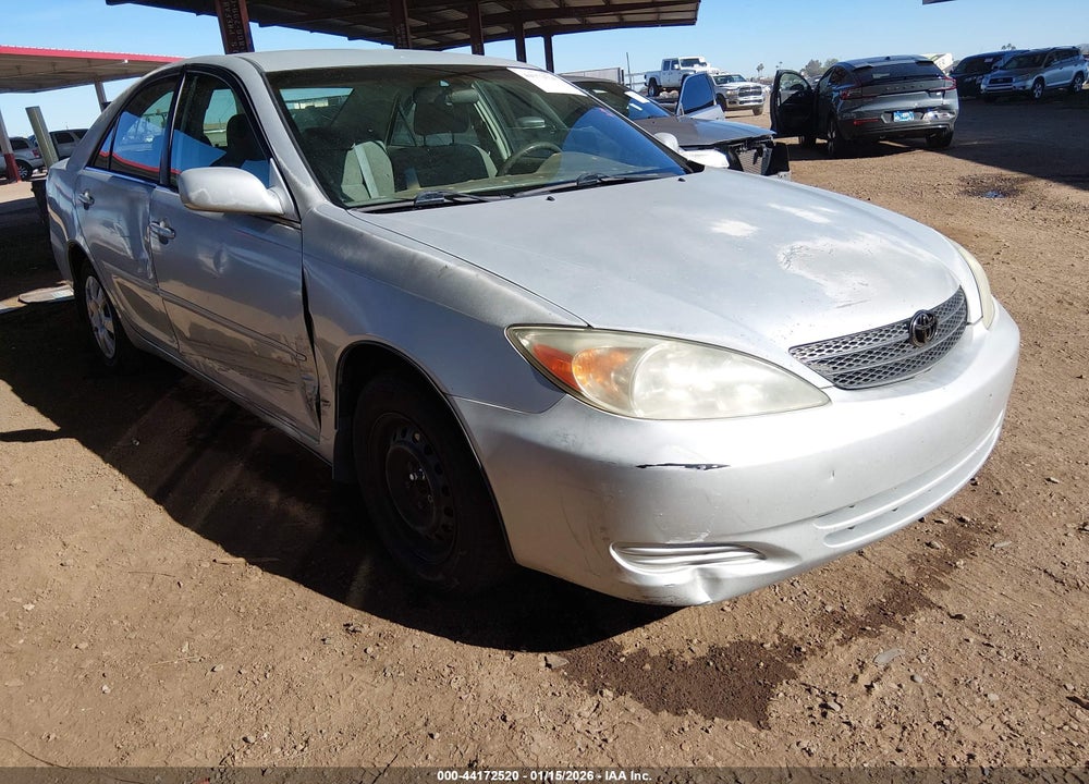 2002 TOYOTA CAMRY LE VIN: 4T1BE32K02U104327