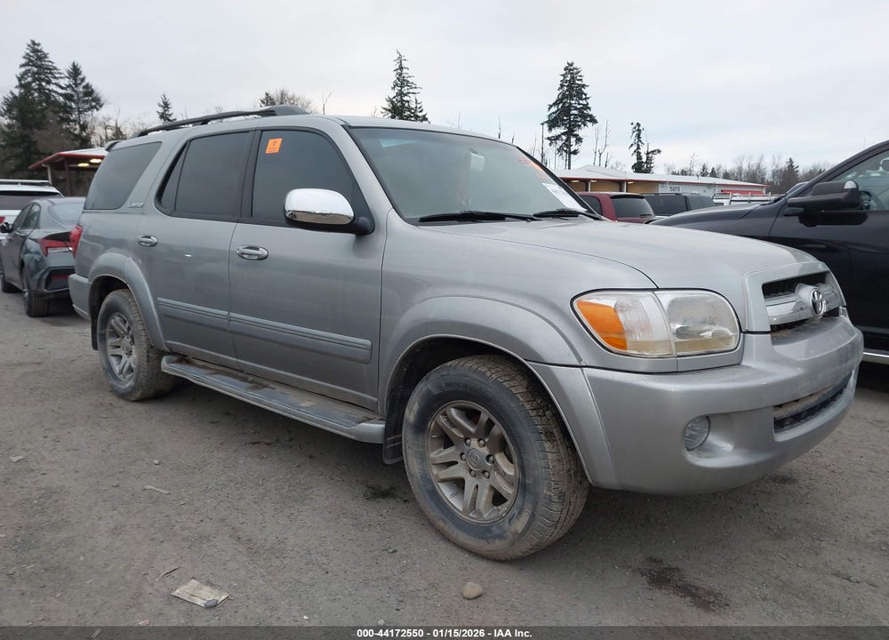 2007 TOYOTA SEQUOIA LIMITED V8 VIN: 5TDBT48A77S282634