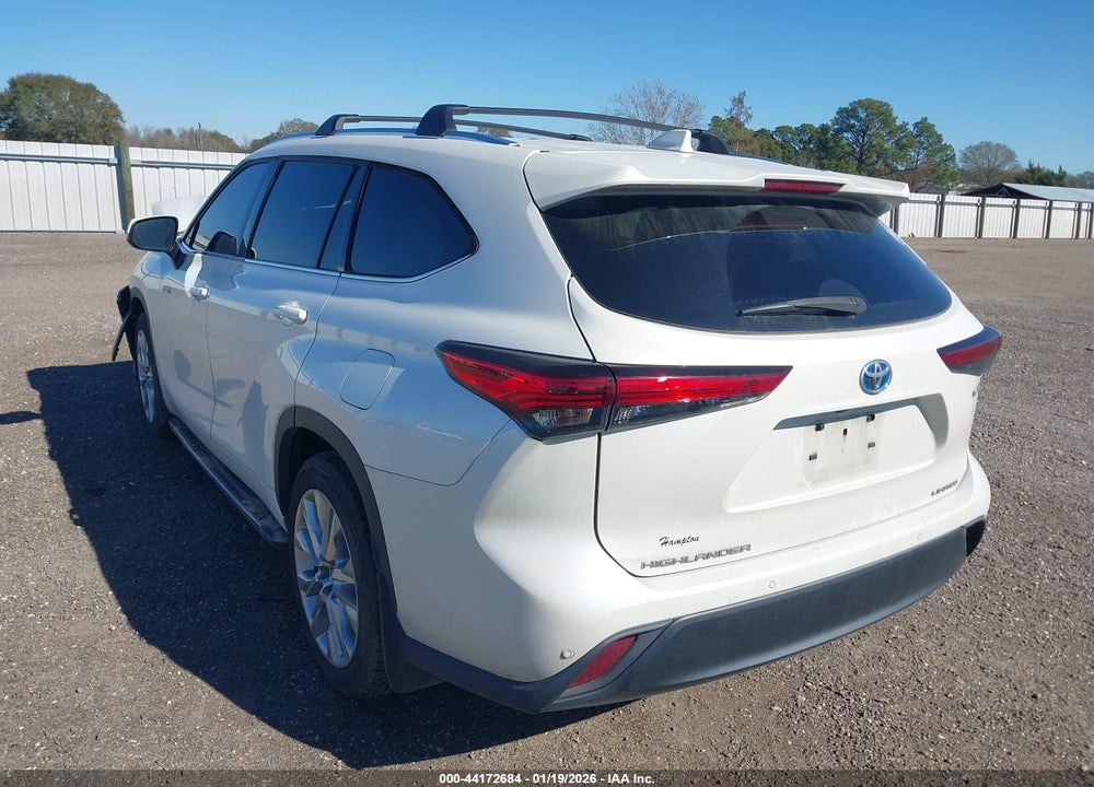 2021 TOYOTA HIGHLANDER HYBRID LIMITED VIN: 5TDYARAH2MS006393