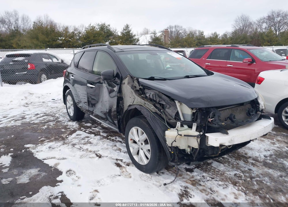 2013 NISSAN MURANO SL VIN: JN8AZ1MW3DW307443