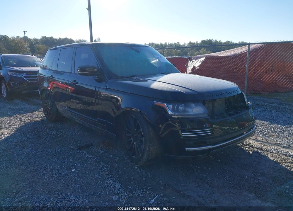 2015 LAND ROVER RANGE ROVER 5.0L V8 SUPERCHARGED VIN: SALGS2TFXFA228507