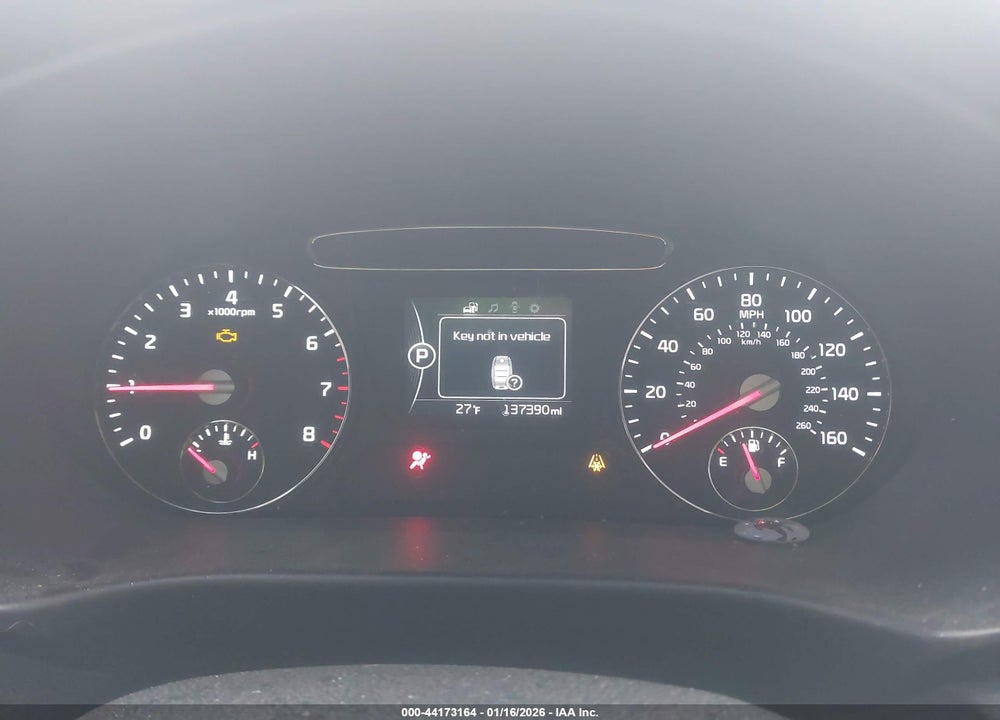 2017 KIA SORENTO 2.4L LX VIN: 5XYPG4A3XHG267663