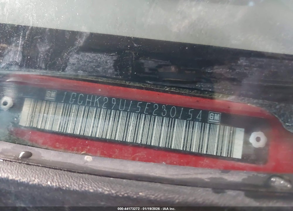 2005 CHEVROLET SILVERADO 2500HD LS VIN: 1GCHK29U15E230154