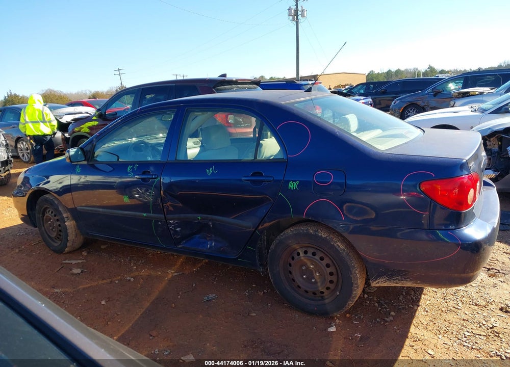 2007 TOYOTA COROLLA CE VIN: JTDBR32EX70120486
