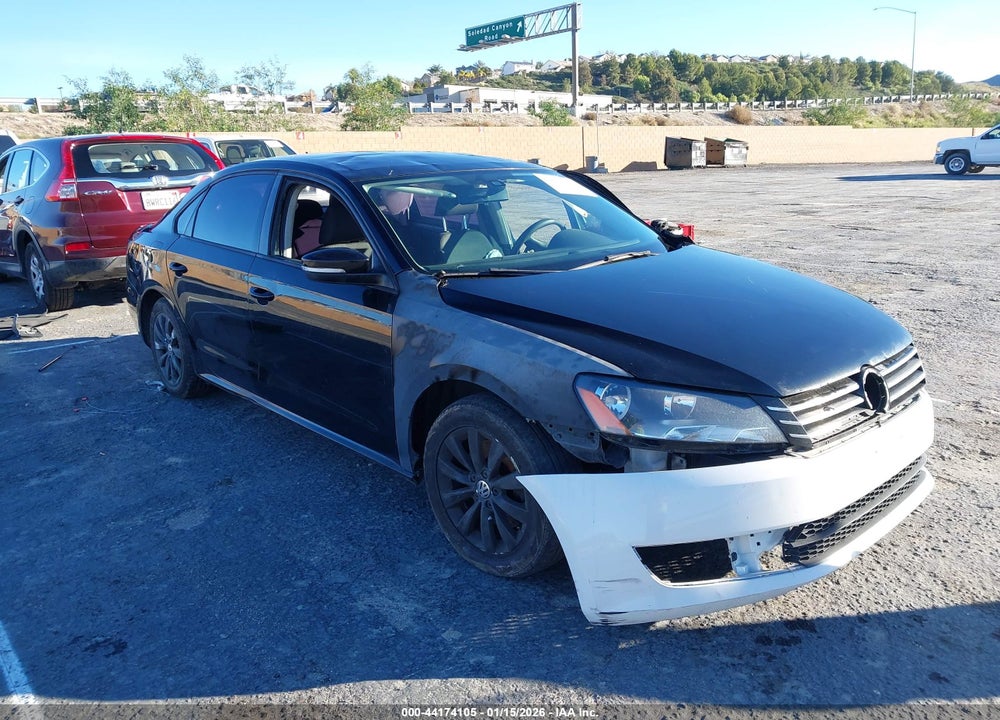 2012 VOLKSWAGEN PASSAT 2.5L S VIN: 1VWAP7A38CC106441