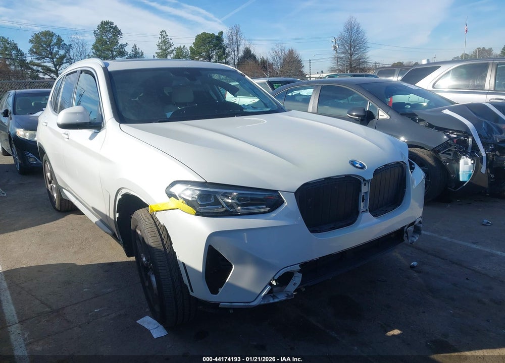 2022 BMW X3 SDRIVE30I VIN: 5UX43DP02N9N07909