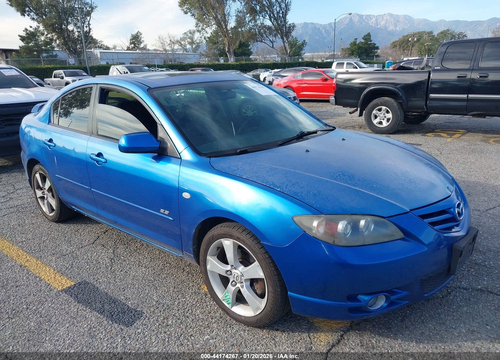 2005 MAZDA 3 S VIN: JM1BK123X51308441