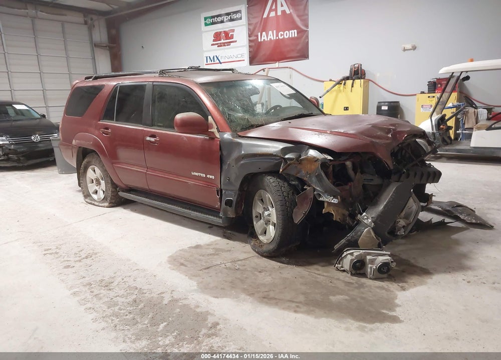 2005 TOYOTA 4RUNNER LIMITED V8 VIN: JTEBT17R158024774