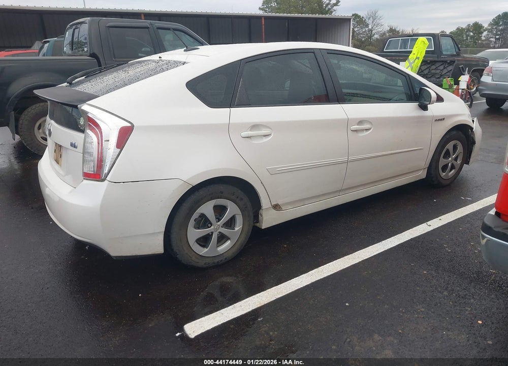 2012 TOYOTA PRIUS THREE VIN: JTDKN3DU4C5379732