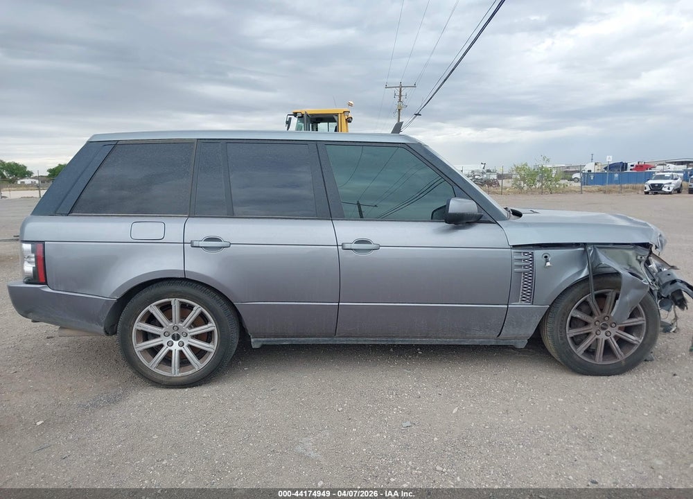 2012 LAND ROVER RANGE ROVER SUPERCHARGED VIN: SALMF1E44CA380050