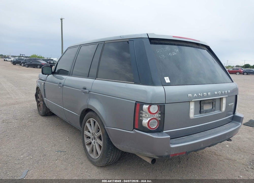 2012 LAND ROVER RANGE ROVER SUPERCHARGED VIN: SALMF1E44CA380050