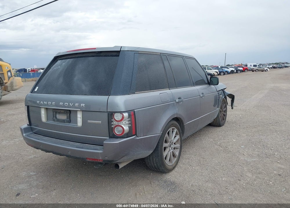 2012 LAND ROVER RANGE ROVER SUPERCHARGED VIN: SALMF1E44CA380050