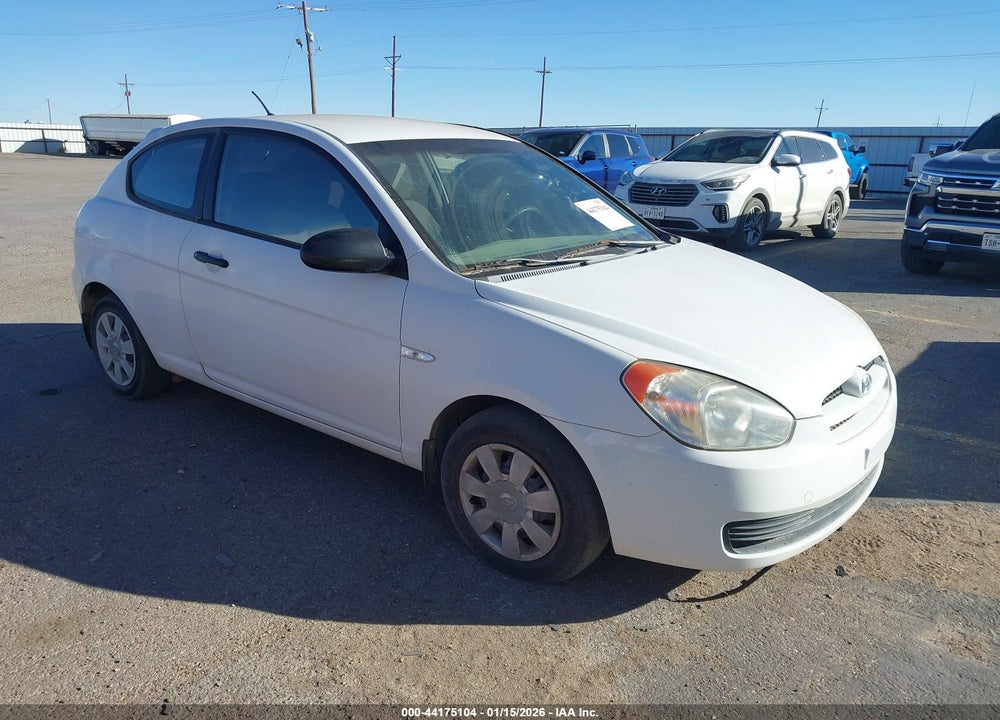 2007 HYUNDAI ACCENT GS VIN: KMHCM36C17U052949