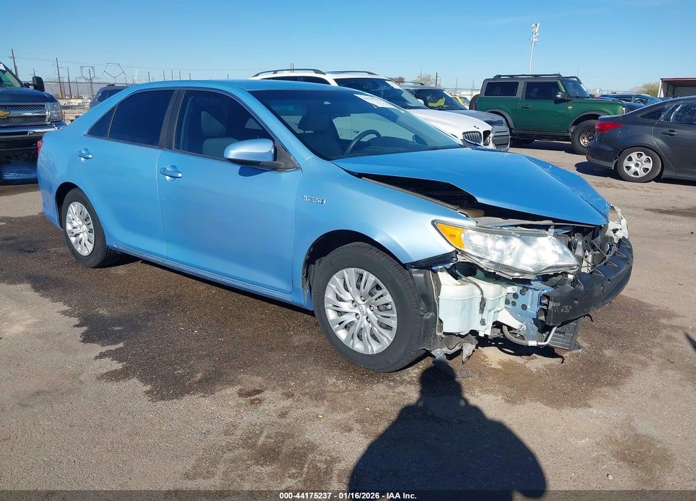2012 TOYOTA CAMRY HYBRID LE VIN: 4T1BD1FK7CU052925
