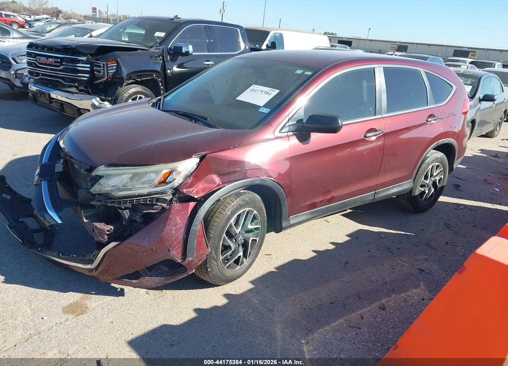 2016 HONDA CR-V SE VIN: 2HKRM3H46GH512895