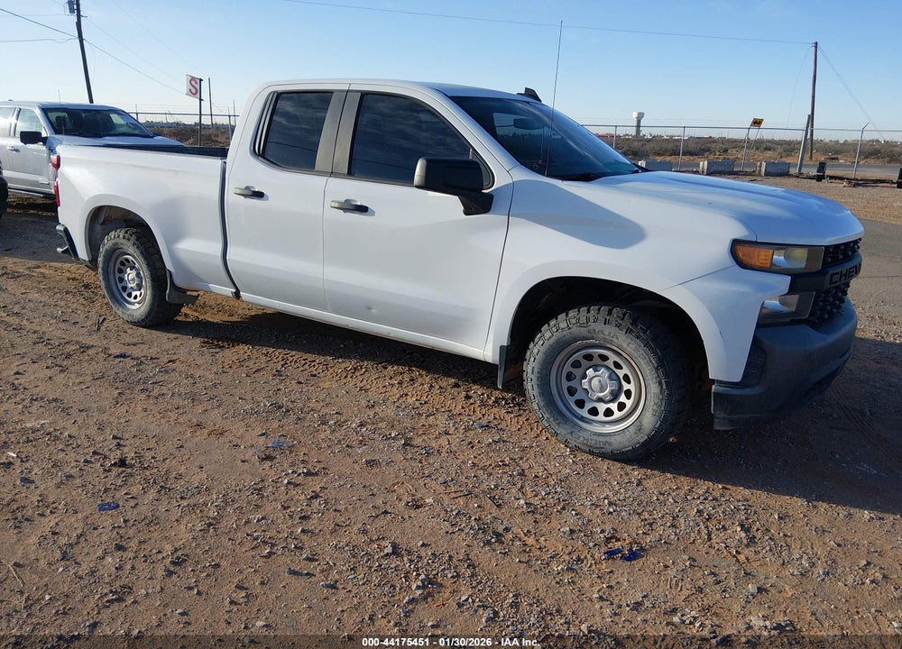 2020 CHEVROLET SILVERADO 1500 4WD  STANDARD BED WT VIN: 1GCRYAEF8LZ103282