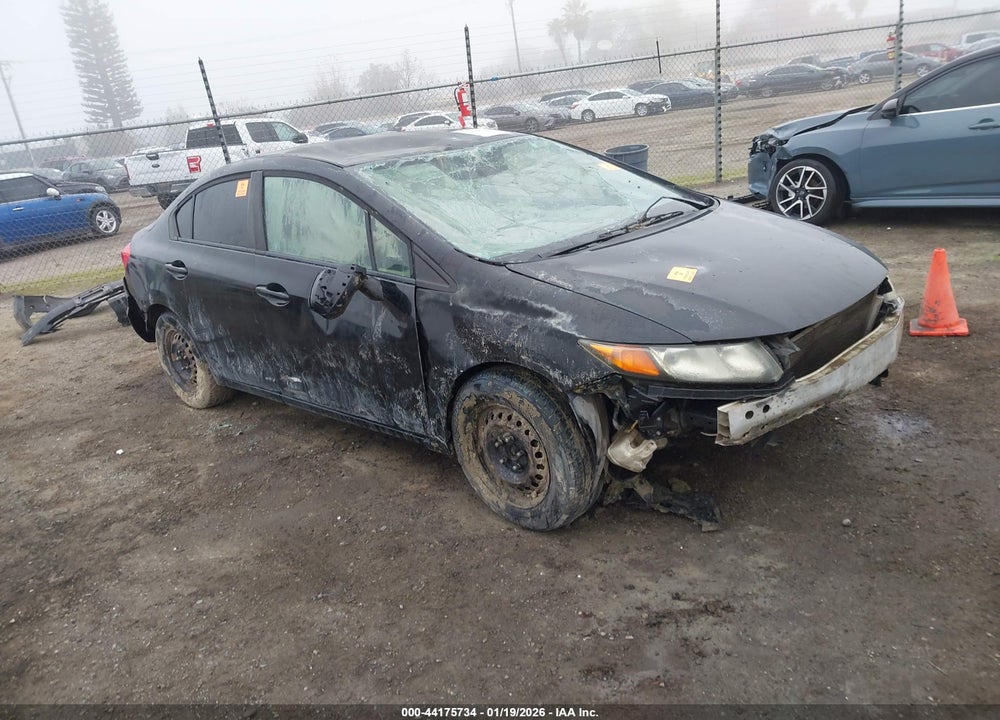 2012 HONDA CIVIC LX VIN: 2HGFB2F55CH604177