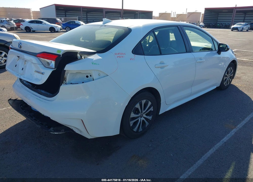 2022 TOYOTA COROLLA HYBRID LE VIN: JTDEAMDEXN3004949