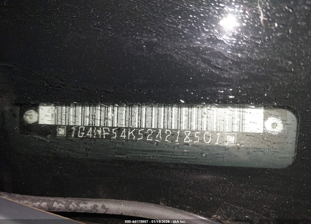 2002 BUICK LESABRE CUSTOM VIN: 1G4HP54K524218501
