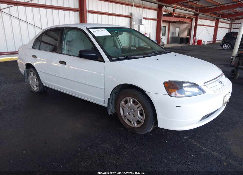 2001 HONDA CIVIC LX VIN: 1HGES16561L010011