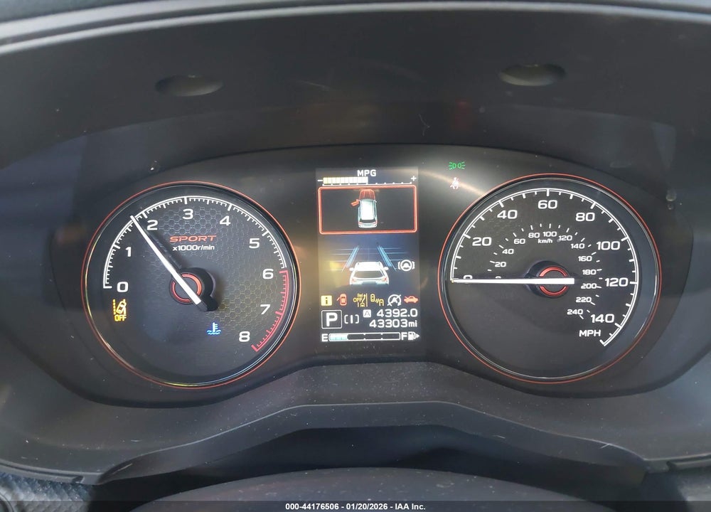 2022 SUBARU FORESTER SPORT VIN: JF2SKAJC7NH443600