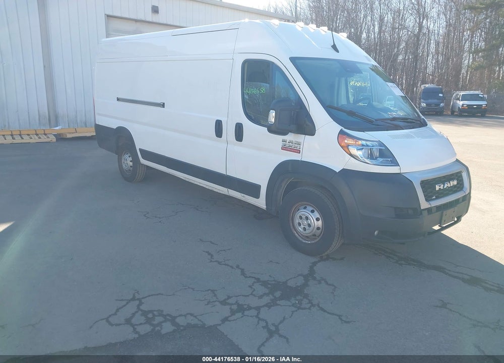 2022 RAM PROMASTER 3500 CARGO VAN HIGH ROOF 159 WB EXT VIN: 3C6MRVJG0NE104431