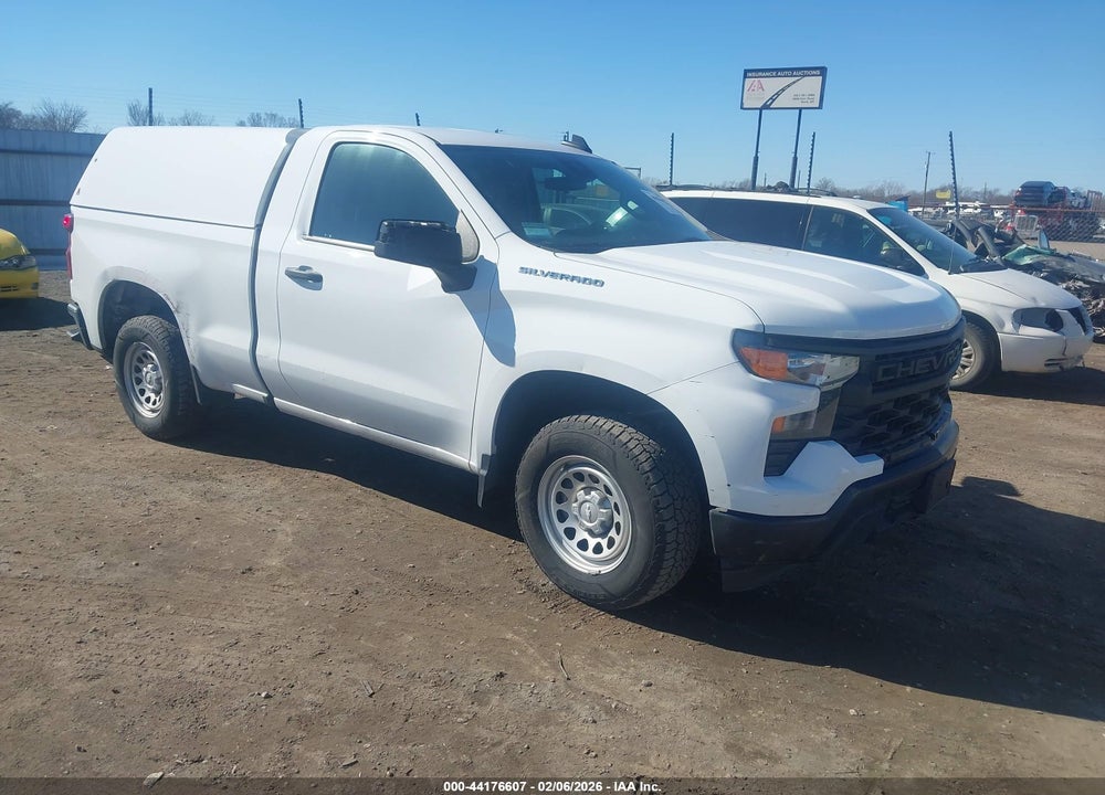 2023 CHEVROLET SILVERADO 1500 2WD  STANDARD BED WT VIN: 3GCNAAEK4PG357660