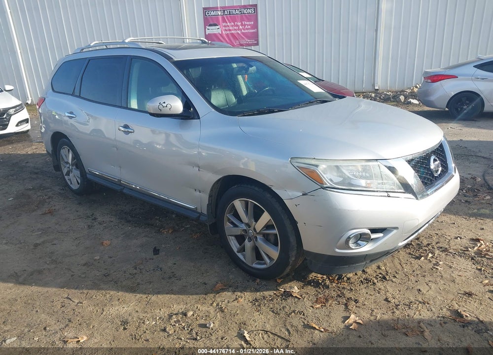 2013 NISSAN PATHFINDER PLATINUM VIN: 5N1AR2MM6DC638336