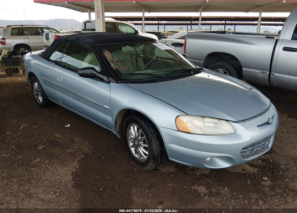2002 CHRYSLER SEBRING LIMITED VIN: 1C3EL65R72N101506