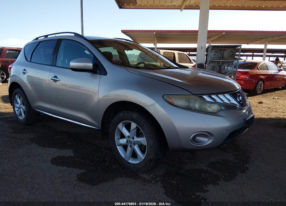 2009 NISSAN MURANO S VIN: JN8AZ18W29W202099