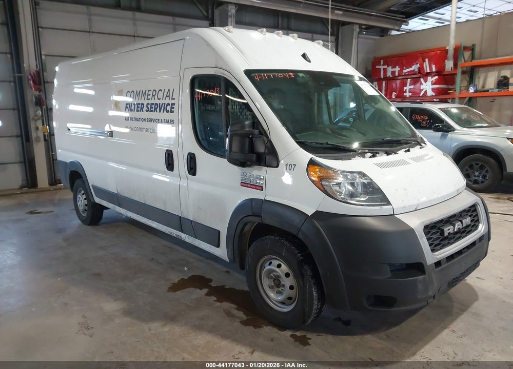 2022 RAM PROMASTER 2500 HIGH ROOF 159 WB VIN: 3C6LRVDGXNE123818