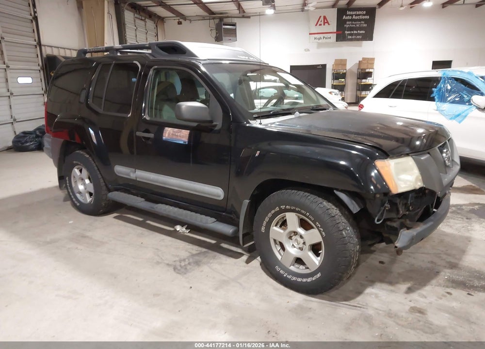 2006 NISSAN XTERRA S VIN: 5N1AN08U56C537043