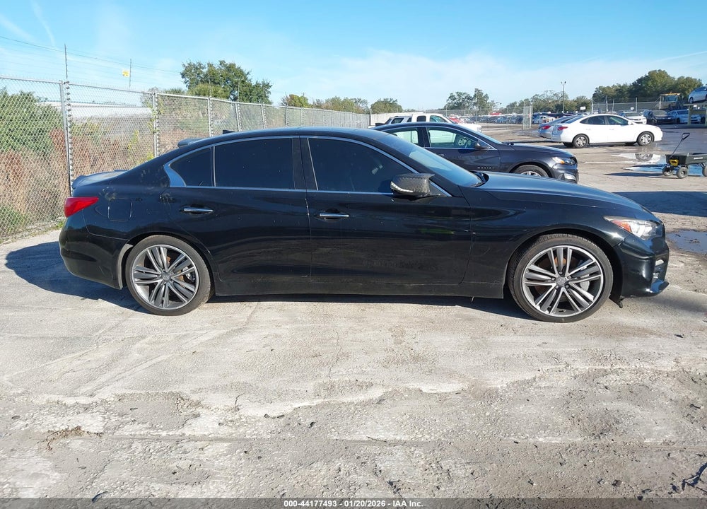 2014 INFINITI Q50 HYBRID SPORT VIN: JN1AV7AR0EM702771
