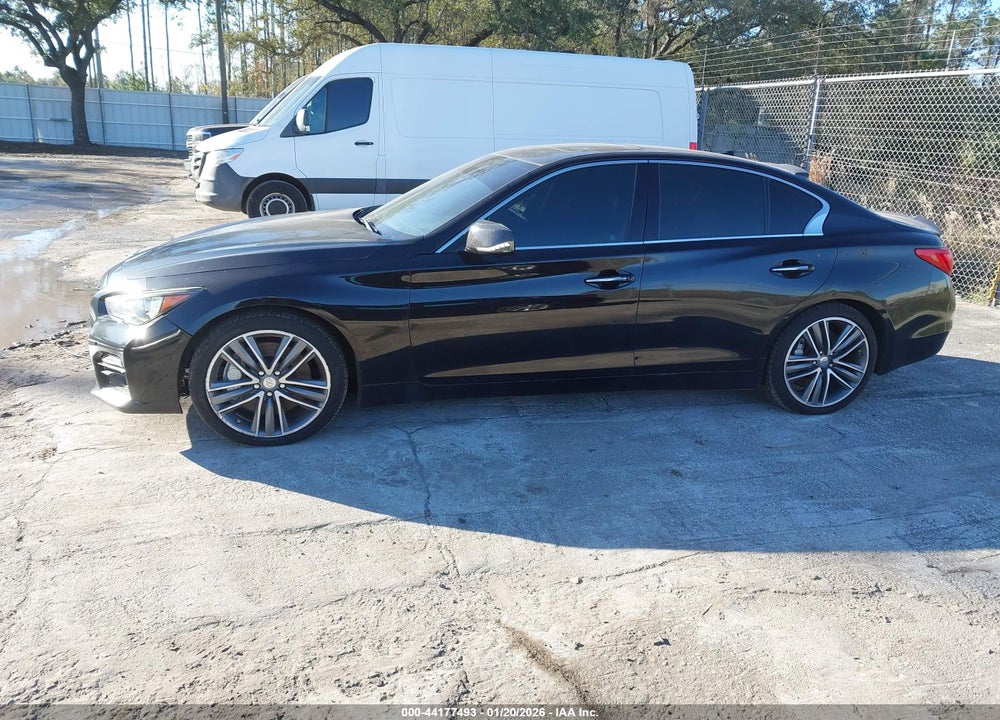 2014 INFINITI Q50 HYBRID SPORT VIN: JN1AV7AR0EM702771