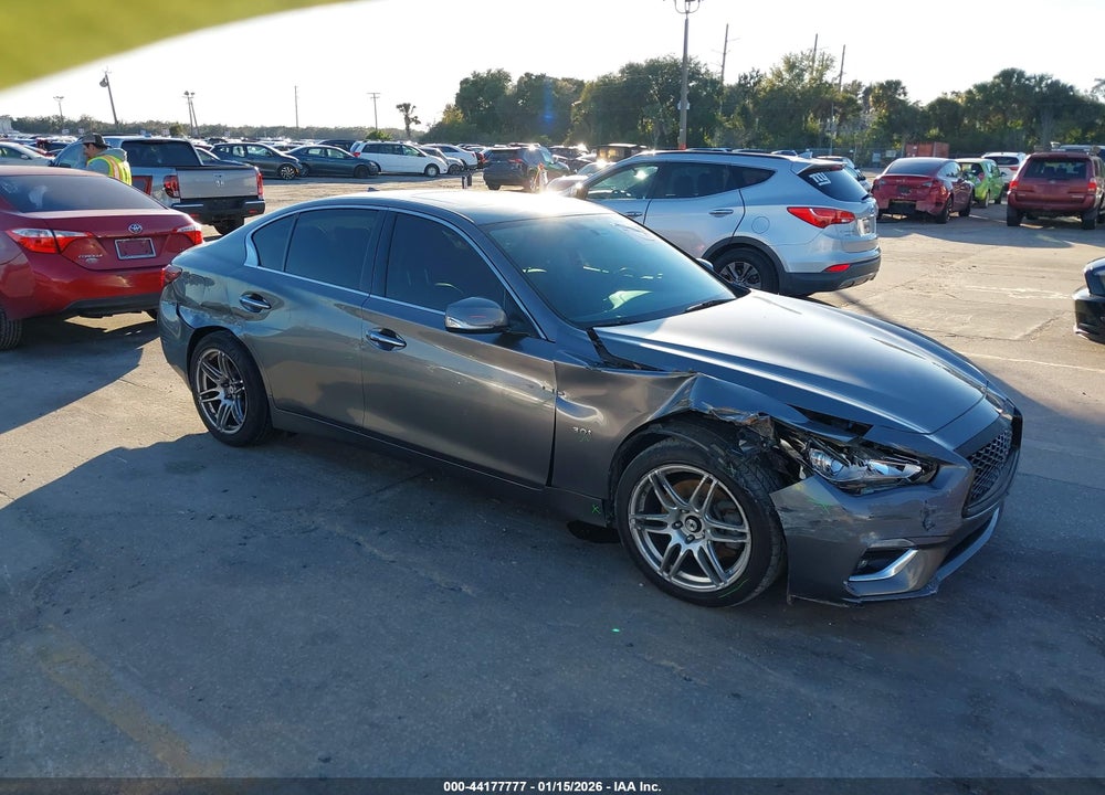 2018 INFINITI Q50 3.0T LUXE VIN: JN1EV7AP1JM363643