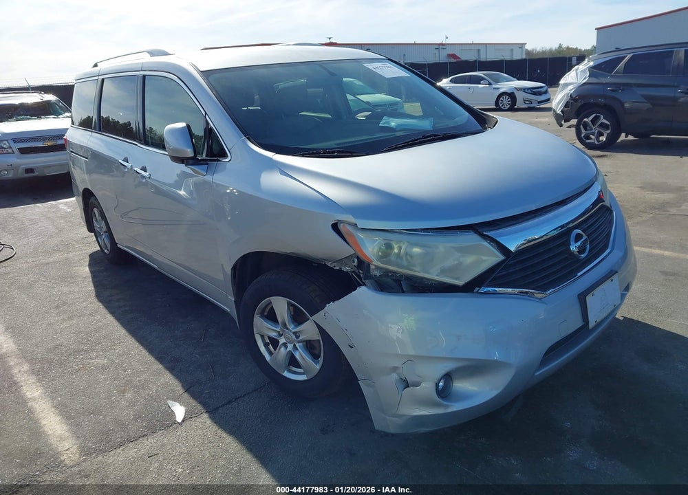2013 NISSAN QUEST SV VIN: JN8AE2KPXD9067917