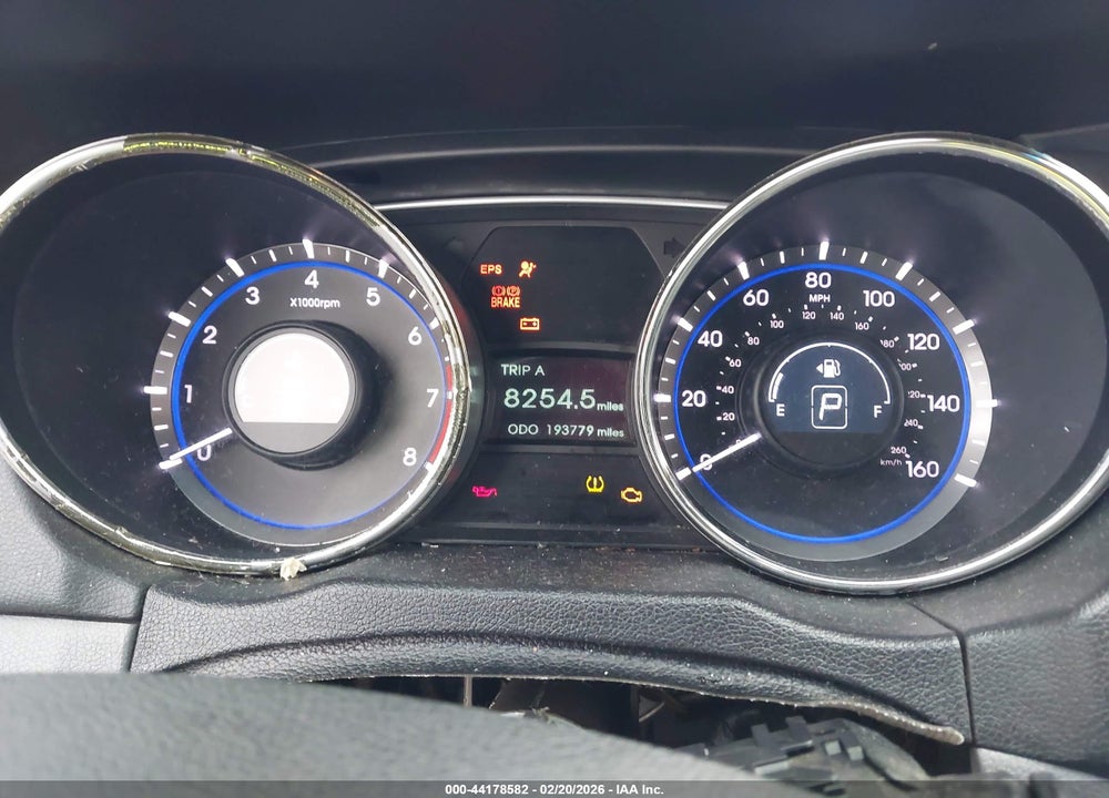 2011 HYUNDAI SONATA GLS VIN: 5NPEB4AC0BH148865
